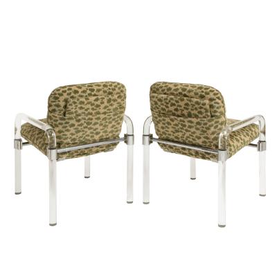 Jeff Messerschmidt Jeff Messerschmidt Pair of Pipe Line II Chairs in Molded Lucite 1977