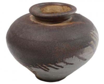 Jeff Shapiro Large Art Pottery Vase in the Japanese Taste by Jeff Shapiro Circa 1990