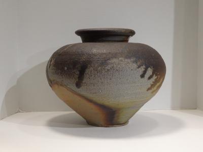 Jeff Shapiro Large Art Pottery Vase in the Japanese Taste by Jeff Shapiro Circa 1990