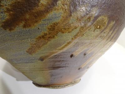 Jeff Shapiro Large Art Pottery Vase in the Japanese Taste by Jeff Shapiro Circa 1990