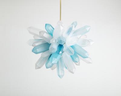 Jeff Zimmerman Jeff Zimmerman Unique Crystal Cluster Illuminated Sculpture 2020