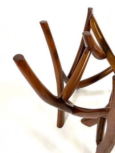 Jeffrey Greene American Modern Freeform Walnut Dining Center Table Jeffrey Greene