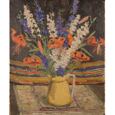 Jeka Kemp Scottish 1876 1966 No 6 Fleurs Signed Still Life
