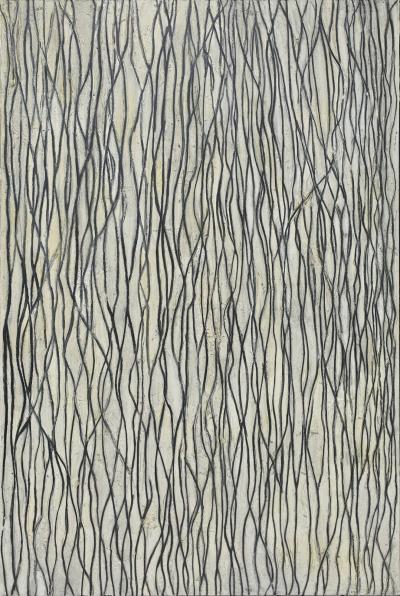Jennifer Morla Jennifer Morla Synapse 1997 Oil and Wax 84 x 56 