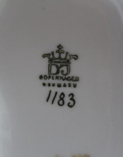 Jens Peter Dahl Jensen 1960s Dahl Jensen Danish Porcelain Sculpture