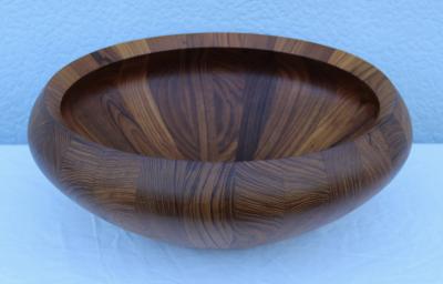 Jens Quistgaard 1960s Jens Quistgaard For Dansk Large Teak Salad Bowl