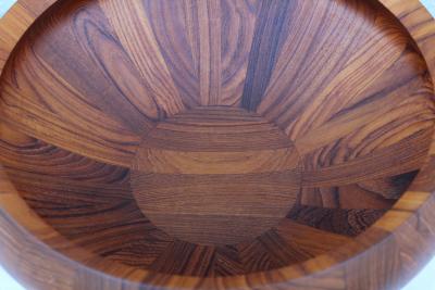 Jens Quistgaard 1960s Jens Quistgaard For Dansk Large Teak Salad Bowl
