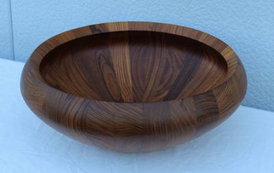 Jens Quistgaard 1960s Jens Quistgaard For Dansk Large Teak Salad Bowl