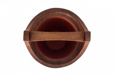 Jens Quistgaard Danish Ice Bucket in Solid Teak 1960s