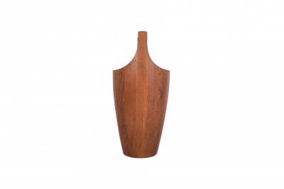 Jens Quistgaard Danish Ice Bucket in Solid Teak 1960s