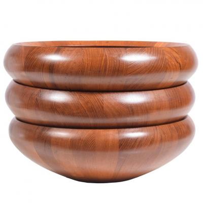 Jens Quistgaard Jens H Quistgaard Large Teak Bowls for Dansk