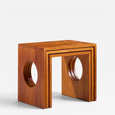 Jens Quistgaard Jens Quistgaard Mid Century Danish Teak Nesting Tables Set of 3