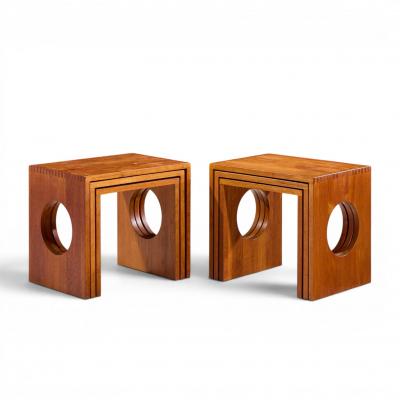 Jens Quistgaard Jens Quistgaard Mid Century Danish Teak Nesting Tables Set of 6