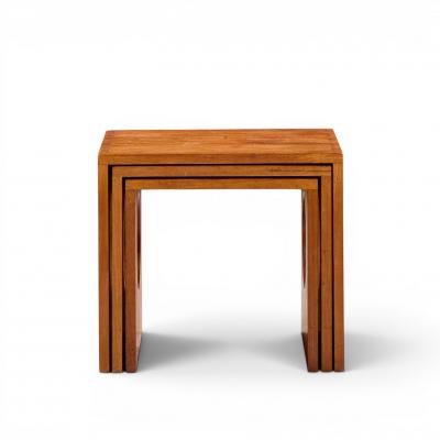 Jens Quistgaard Jens Quistgaard Mid Century Danish Teak Nesting Tables Set of 6