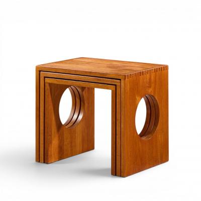 Jens Quistgaard Jens Quistgaard Mid Century Danish Teak Nesting Tables Set of 6