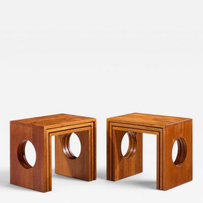 Jens Quistgaard Jens Quistgaard Mid Century Danish Teak Nesting Tables Set of 6