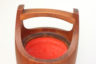 Jens Quistgaard Jens Quistgaard Scandinavian Modern Teak Wine Cooler Ice Bucket 1960 Denmark