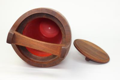 Jens Quistgaard Jens Quistgaard Scandinavian Modern Teak Wine Cooler Ice Bucket 1960 Denmark