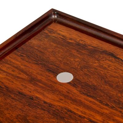 Jens Quistgaard Mid Century Danish Hardwood and Steel Coffee Table by Jens Quistgaard