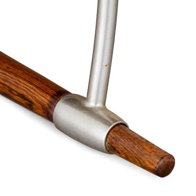 Jens Quistgaard Mid century Danish rosewood and stainless steel table by Quistgaard