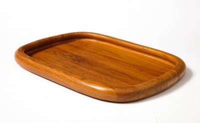 Jens Quistgaard Oval Teak Tray be Jens Quistgaard for Dansk