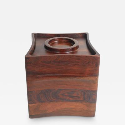 Jens Quistgaard RARE DANISH MODERN ROSEWOOD ICE BUCKET DESIGNED BY THE JENS HARALD QUISTGAARD