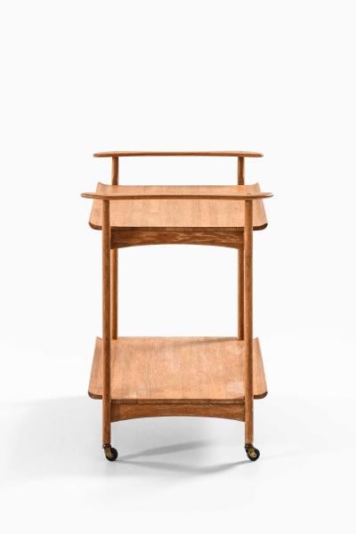 Jens Quistgaard Scandinavian Modern Oak Trolley 1950s