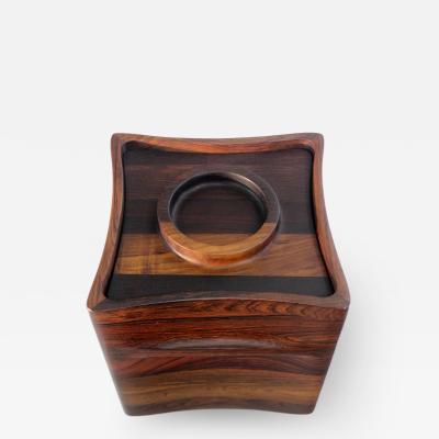 Jens Quistgaard Scandinavian Modern Rare Wood Icebucket by Jens Quistgaard for Dansk