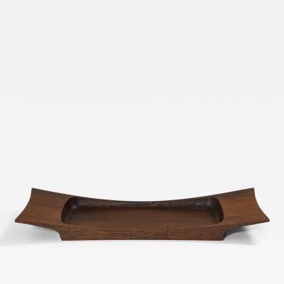 Jens Quistgaard Scandinavian Modern Tray in Weng by Jens Quistgaard 1950s