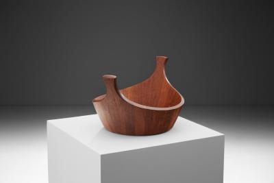 Jens Quistgaard Staved Teak Bowl for Dansk Design Denmark 1950s