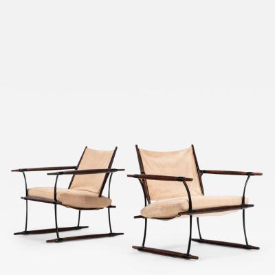 Jens Quistgaard Stokke Lounge Chairs by Jens H Quistgaard for Nissen Langaa Restored