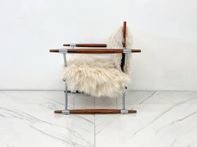 Jens Quistgaard Stokkestol Chair Jens Quistgaard for Nissen Langaa Rosewood Sheepskin 1960s
