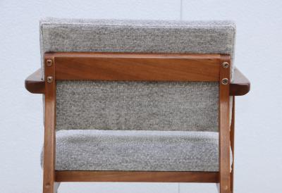 Jens Risom 1960s Jens Risom Walnur Arm Chair