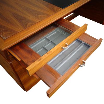 Jens Risom 79 Danish Jens Risom Style Mid Century Modern Rosewood Desk