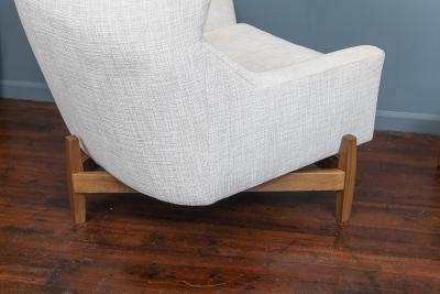 Jens Risom Jens Risom Big Chair and Ottoman by Ralph Pucci