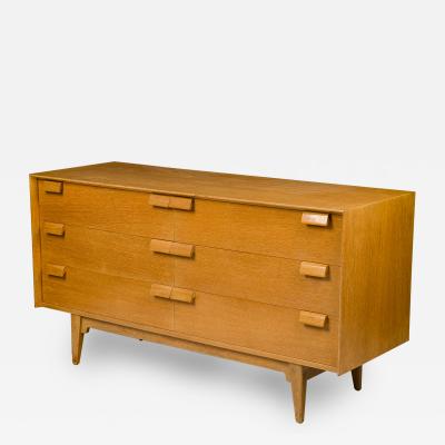 Jens Risom Jens Risom Danish Mid Century Blond Oak 6 Drawer Dresser