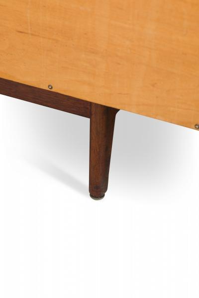 Jens Risom Jens Risom Danish Mid Century Walnut 8 Drawer Dresser Writing Desk