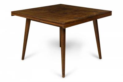Jens Risom Jens Risom Danish Mid Century Walnut Draw Leaf Dining Table