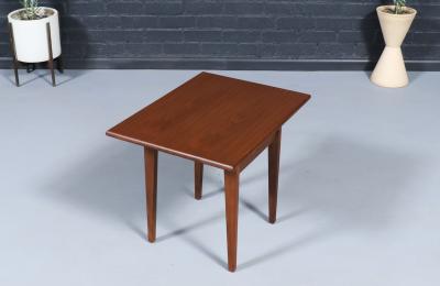 Jens Risom Jens Risom Floating Top Walnut Side Tables