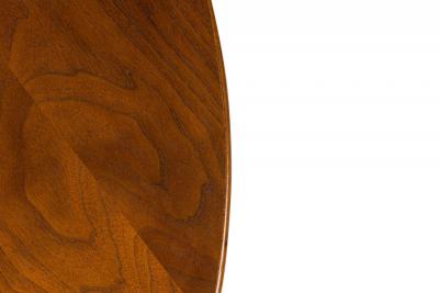 Jens Risom Jens Risom Mid Century Danish Lazy Susan Walnut Revolving Coffee Table