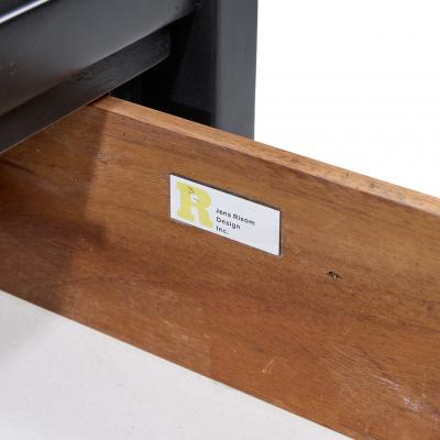 Jens Risom Jens Risom Mid Century Ebonized Walnut Desk