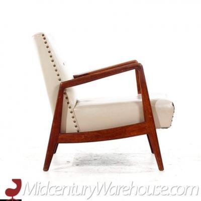 Jens Risom Jens Risom Mid Century Model U430 Walnut Lounge Chair