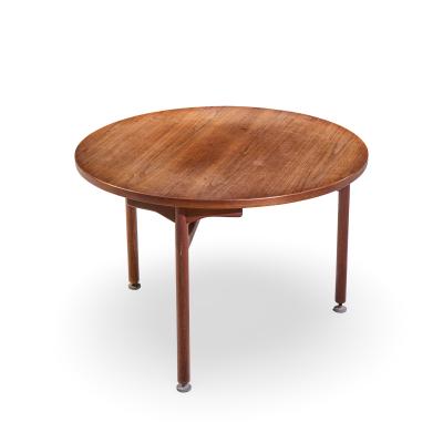 Jens Risom Jens Risom Mid Century Round Walnut Dining Table