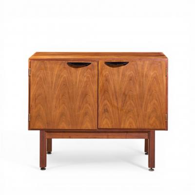 Jens Risom Jens Risom Mid Century Walnut 2 Door Cabinet Credenza