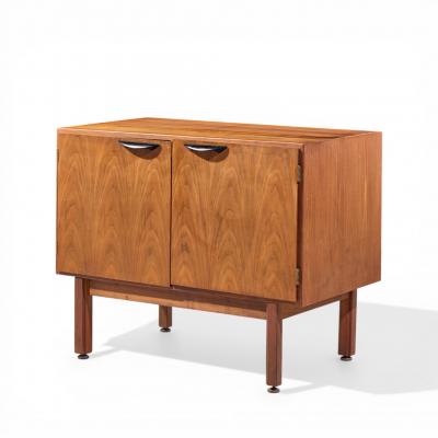 Jens Risom Jens Risom Mid Century Walnut 2 Door Cabinet Credenza