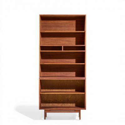 Jens Risom Jens Risom Mid Century Walnut 2 Piece Bookcase