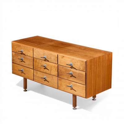 Jens Risom Jens Risom Mid Century Walnut 9 Drawer Dresser Credenza