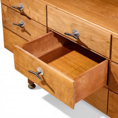 Jens Risom Jens Risom Mid Century Walnut 9 Drawer Dresser Credenza