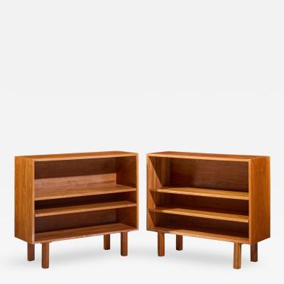 Jens Risom Jens Risom Mid Century Walnut Book Case Pair
