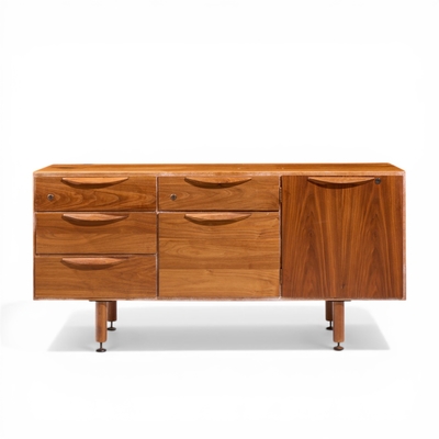 Jens Risom Jens Risom Mid Century Walnut Credenza